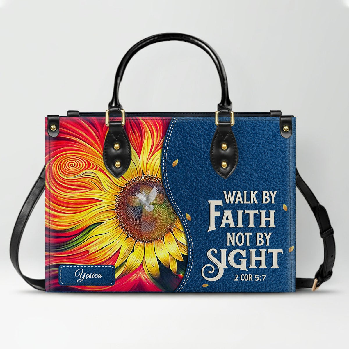 Personalized Christian Leather Handbag for Women – Faith-Inspired Design | CHRISTIANARTBAG