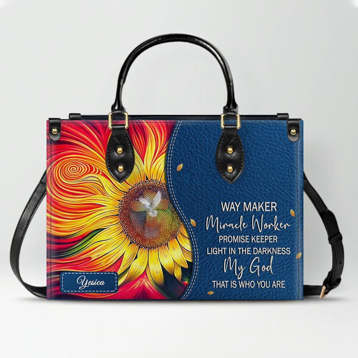 Personalized Christian Leather Handbag for Women – Faith-Inspired Design | CHRISTIANARTBAG