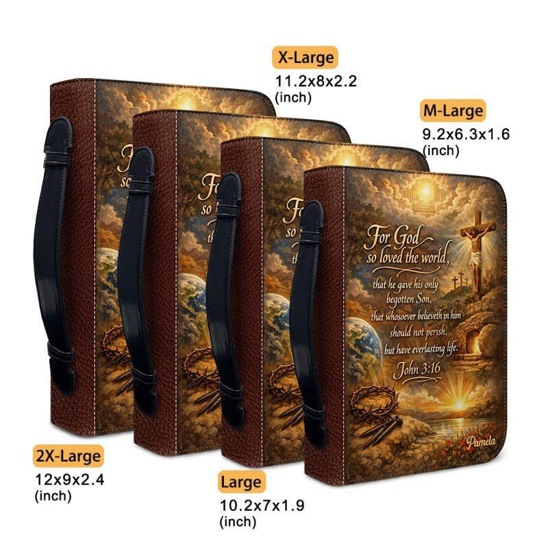 Personalized Bible Cover with Custom Name & Scripture – ChristianArtBag® CAB0112826