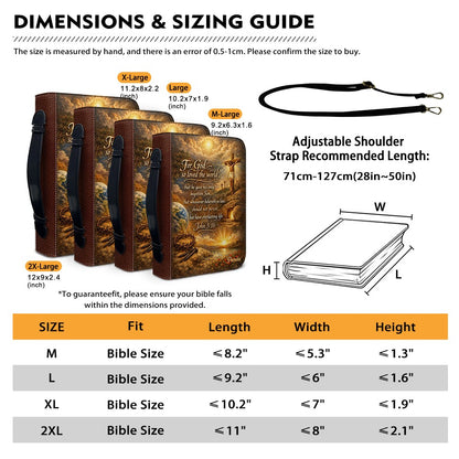 Personalized Bible Cover with Custom Name & Scripture – ChristianArtBag® CAB0112826