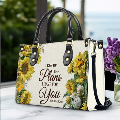 Personalized Christian Leather Handbag for Women – Custom Name & Bible Verse | CHRISTIANARTBAG CAB011426