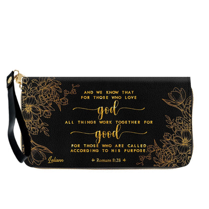Personalized Leather Handbag Black with Bible Verse – Christian Gifts – Custom Christian Purse by CHRISTIANARTBAG CAB012626