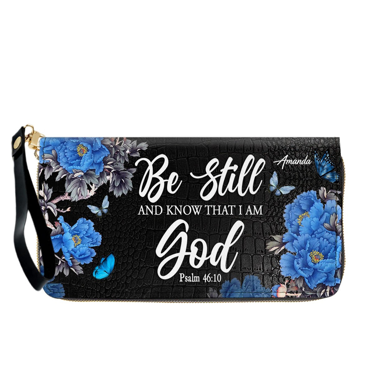 Personalized Christian Leather Handbag & Long Wallet Set – Christian Bible Verse Bag | CHRISTIANARTBAG CAB01012326