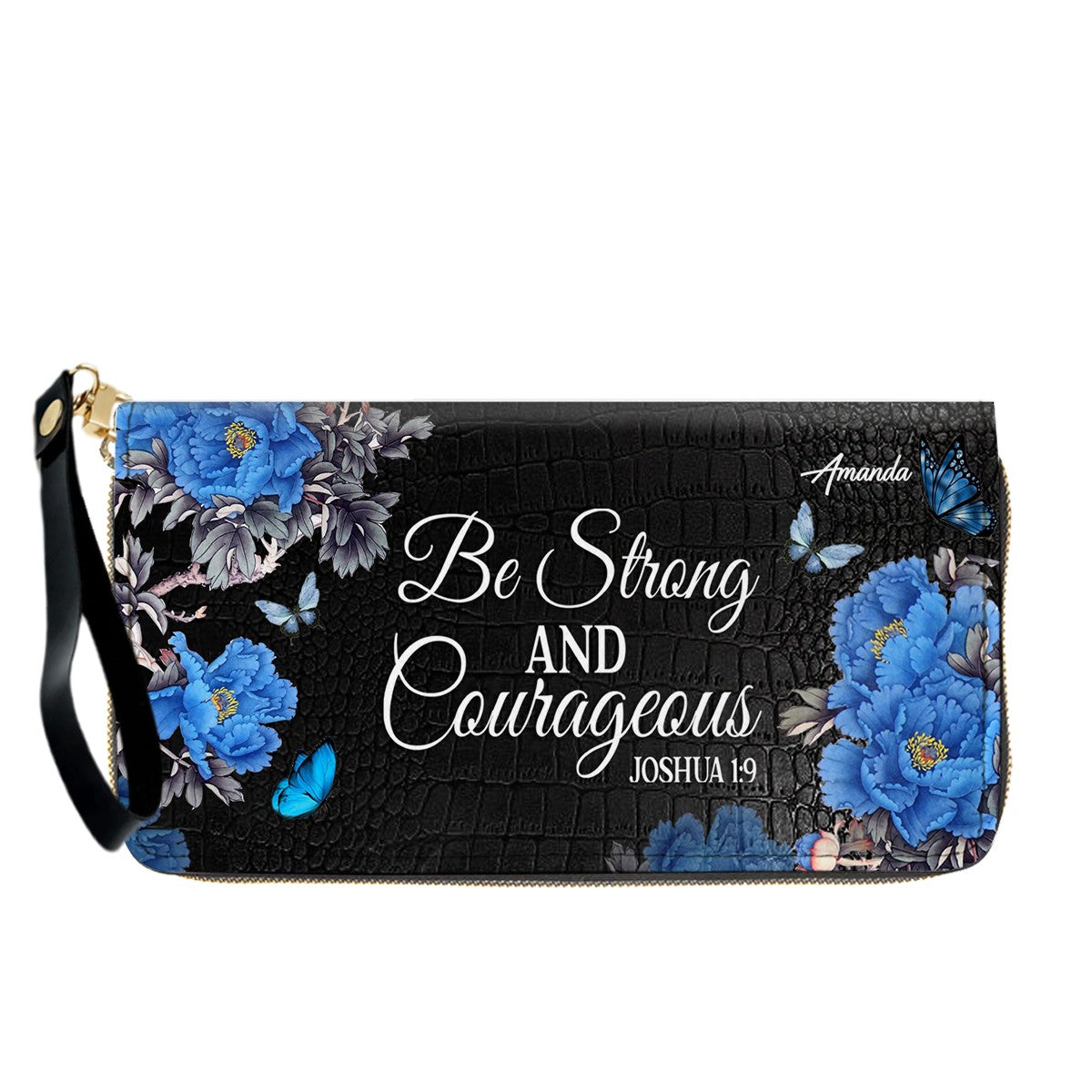 Personalized Christian Leather Handbag & Long Wallet Set – Christian Bible Verse Bag | CHRISTIANARTBAG CAB01012326