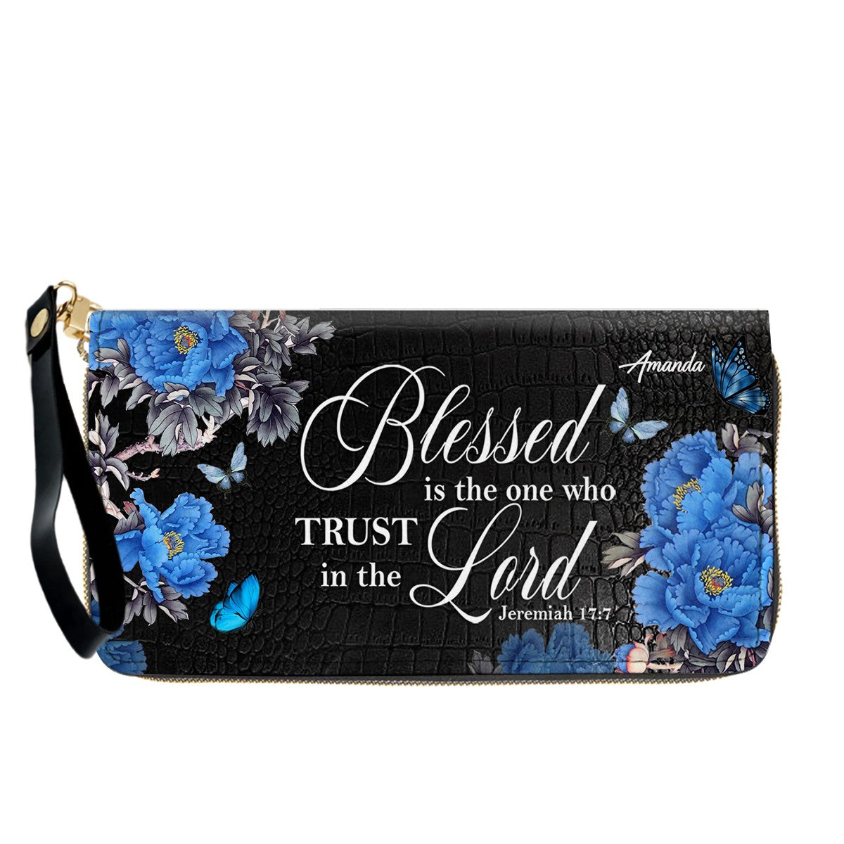 Personalized Christian Leather Handbag & Long Wallet Set – Christian Bible Verse Bag | CHRISTIANARTBAG CAB01012326