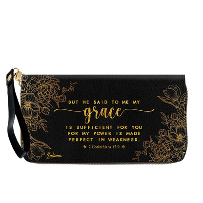 Personalized Leather Handbag Black with Bible Verse – Christian Gifts – Custom Christian Purse by CHRISTIANARTBAG CAB012626