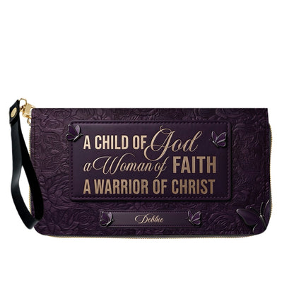 Personalized A Child Of God Leather Handbag | CHRISTIANARTBAG 01080426