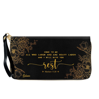 Personalized Leather Handbag Black with Bible Verse – Christian Gifts – Custom Christian Purse by CHRISTIANARTBAG CAB012626