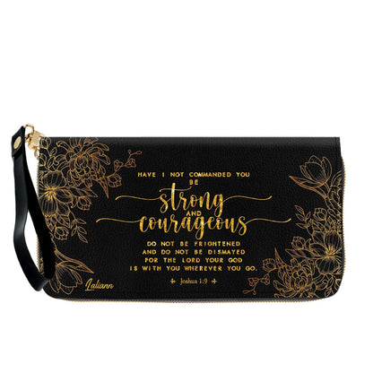 Personalized Leather Handbag Black with Bible Verse – Christian Gifts – Custom Christian Purse by CHRISTIANARTBAG CAB012626