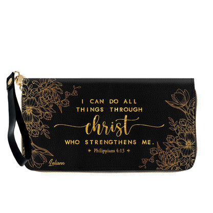 Personalized Leather Handbag Black with Bible Verse – Christian Gifts – Custom Christian Purse by CHRISTIANARTBAG CAB012626