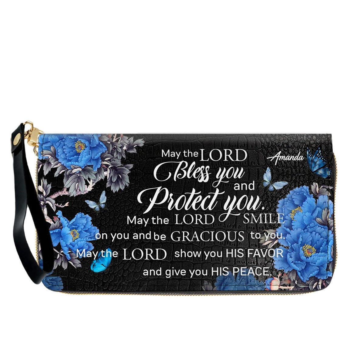Personalized Christian Leather Handbag & Long Wallet Set – Christian Bible Verse Bag | CHRISTIANARTBAG CAB01012326