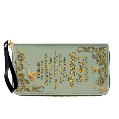 Personalized Leather Handbag & Long Wallet Set – Christian Bible Verse Gift for Women | CHRISTIANARTBAG CAB020226