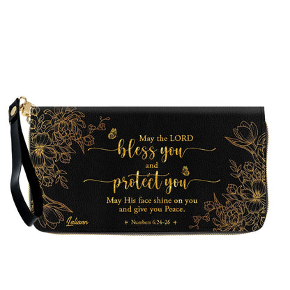 Personalized Leather Handbag Black with Bible Verse – Christian Gifts – Custom Christian Purse by CHRISTIANARTBAG CAB012626