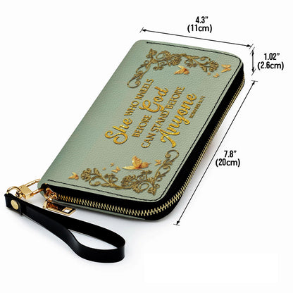 Personalized Leather Handbag & Long Wallet Set – Christian Bible Verse Gift for Women | CHRISTIANARTBAG CAB020226