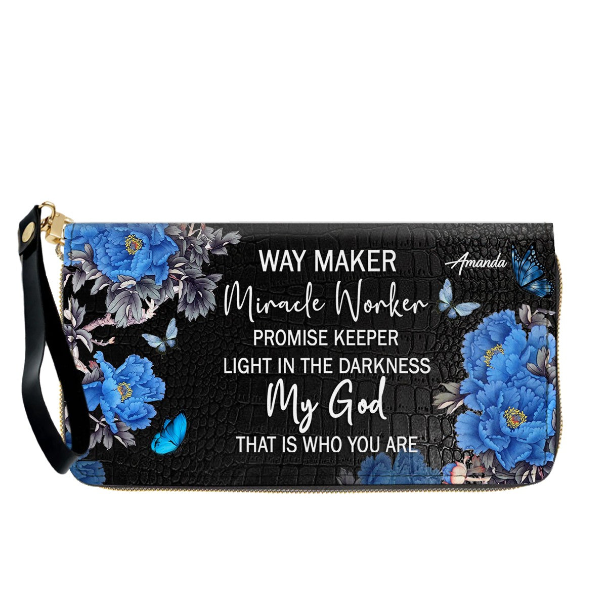 Personalized Christian Leather Handbag & Long Wallet Set – Christian Bible Verse Bag | CHRISTIANARTBAG CAB01012326