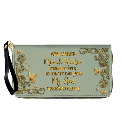 Personalized Leather Handbag & Long Wallet Set – Christian Bible Verse Gift for Women | CHRISTIANARTBAG CAB020226