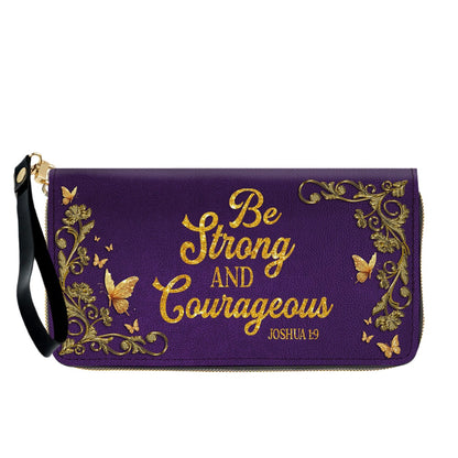 Personalized Leather Handbag with Custom Name & Bible Verse - Personalized Christian Leather Handbag & Wallet Set | CHRISTIANARTBAG™ CAB01012626