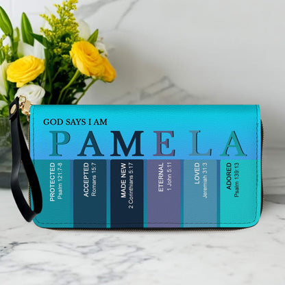 SET - Personalized Leather Tote Bag with Bible Verses – Uncover the sacred meaning of your name – Custom Faith-Inspired Handbag | CHRISTIANARTBAG Leather TOTE Bag