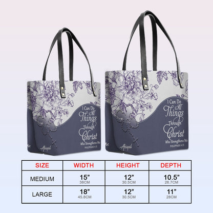 Buy 1 Personalized Christian Leather Tote Bag, Get 1 Free Clutch – Limited 7 Days Offer!