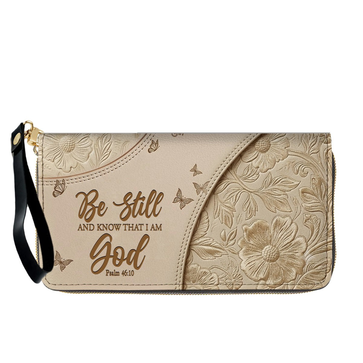 Personalized Bible Verse Leather Handbag & Wallet Set | Custom Christian Purse Set - CHRISTIANARTBAG 02080826