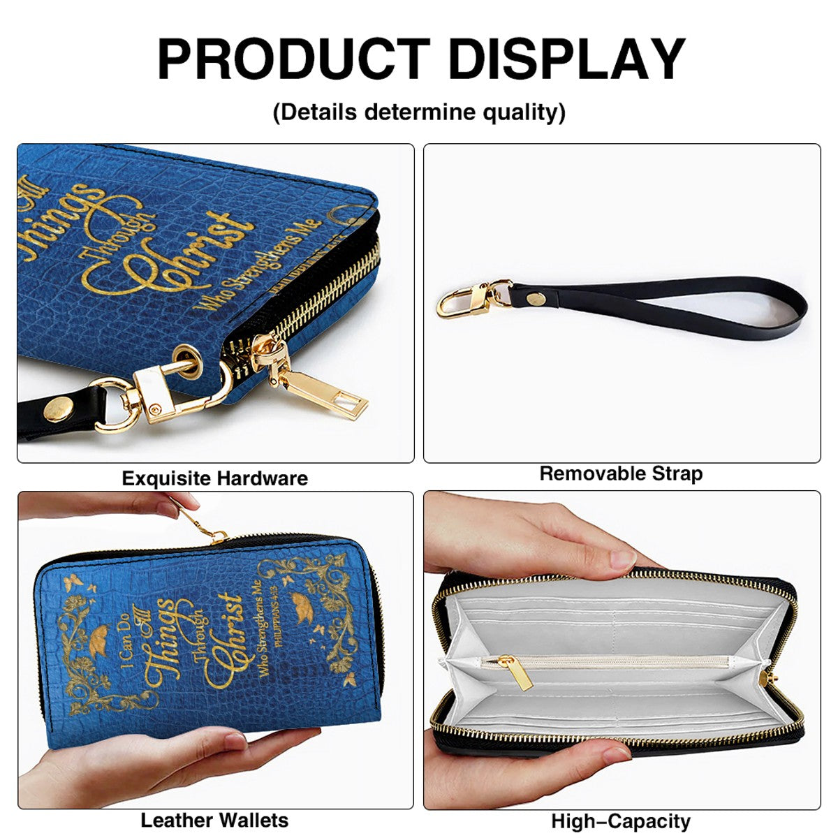 SET Personalized Leather Handbag with Long Wallet – Christian Bible Verse Bag | CHRISTIANARTBAG | Buy Handbag Get Wallet