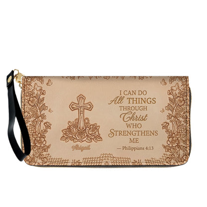Personalized Leather Handbag with Custom Bible Verse | Meaningful Christian Gift for Her | CHRISTIANARTBAG 01071726