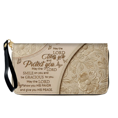 Personalized Bible Verse Leather Handbag & Wallet Set | Custom Christian Purse Set - CHRISTIANARTBAG 02080826