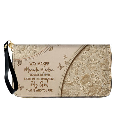 Personalized Bible Verse Leather Handbag & Wallet Set | Custom Christian Purse Set - CHRISTIANARTBAG 02080826