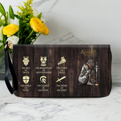 Christianartbag Handbags, Put On The Full Armor Of God Leather Bags, Personalized Bags, Gifts for Women, Christmas Gift, CABLTB01240823.