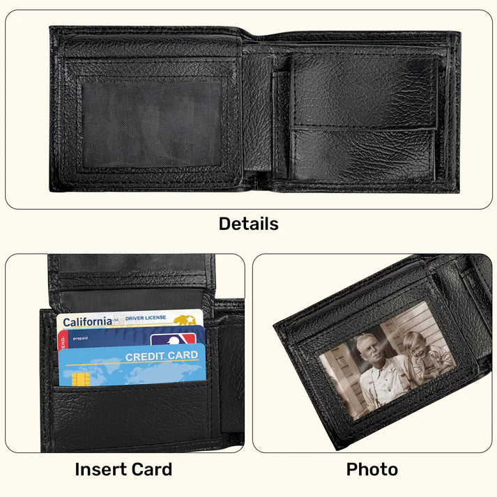 Personalized Men's Wallet - We Hooked The Best Dad | CHRISTIANARTBAG CABW01200524