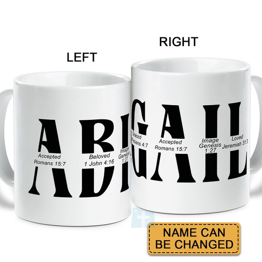 Christianartbag Drinkware, Uncover The Sacred Meaning Of Your Name, Personalized Mug, CABTB01110724.