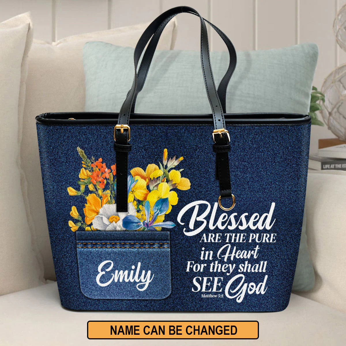 Christianart Handbag, This Is The Day That The Lord Has Made, Personalized Gifts, Gifts for Women, Christmas Gift. - Christian Art Bag