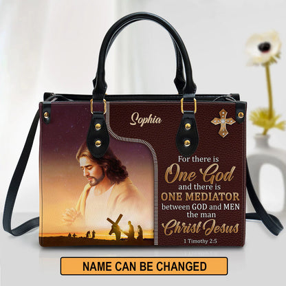Christianartbag Handbag, There Is One Mediator Between God And Men The Man Christ Jesus, Personalized Gifts, Gifts for Women, Christmas Gift. - Christian Art Bag