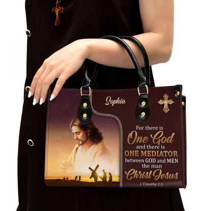 Christianartbag Handbag, There Is One Mediator Between God And Men The Man Christ Jesus, Personalized Gifts, Gifts for Women, Christmas Gift. - Christian Art Bag