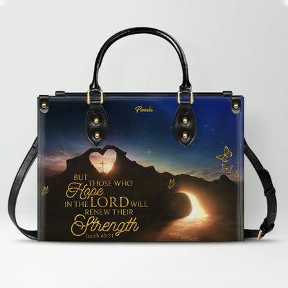 Personalized Christian Handbag – Custom Bible Verse Purse for Women, Faith Gift, Religious Tote, Christian Gift for Her