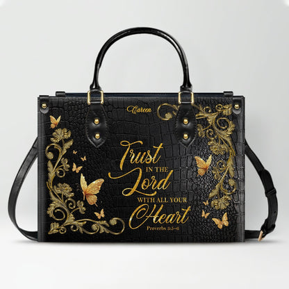 CHRISTIANARTBAG Handbags - Custom Bible Verses Name & Color - Personalized Leather Handbag - CABLTB01012026