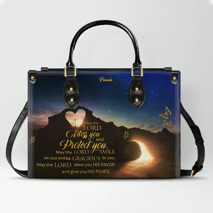 Personalized Christian Handbag – Custom Bible Verse Purse for Women, Faith Gift, Religious Tote, Christian Gift for Her