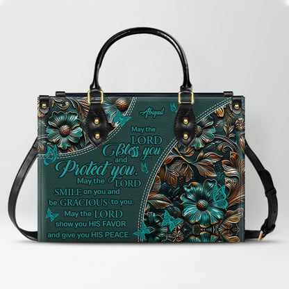 Personalized Christian Handbag with Bible Verses – Custom Name Faith Gift - CAB 120525