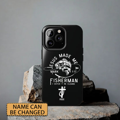 Personalized Phone Case by CHRISTIANARTBAG - JESUS MADE ME A FISHERMAN - CABPC01280524.