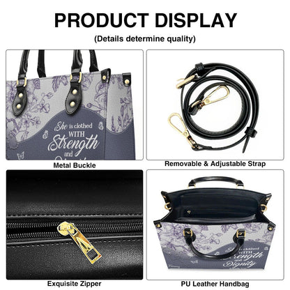 Personalized Leather Handbag with Bible Verses – Custom Christian Purse with Name | CHRISTIANARTBAG