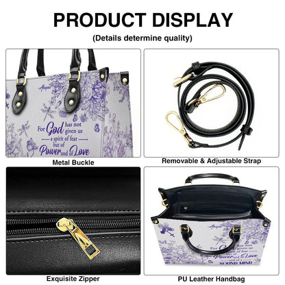 Personalized Christian Leather Handbag – Custom Name, Color & Bible Verse | CHRISTIANARTBAG