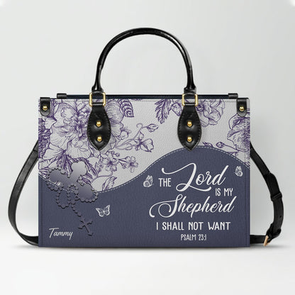 Personalized Leather Handbag with Bible Verses – Custom Christian Purse with Name | CHRISTIANARTBAG