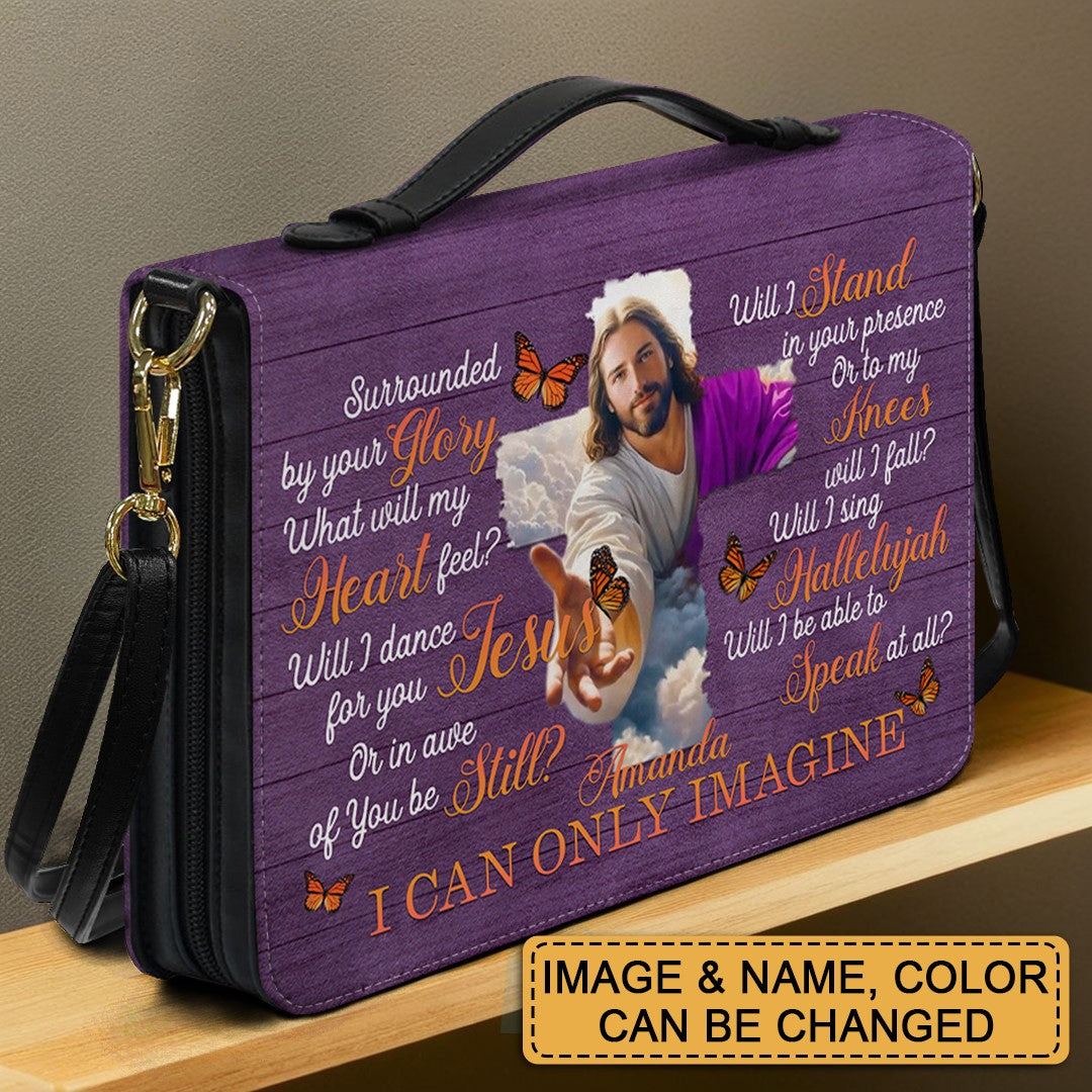 CHRISTIANARTBAG Bible Cover - I Can Only Imagine – Custom Name, Image, Color - Personalized Bible Cover  – CHRISTIANARTBAG Gift for Christians