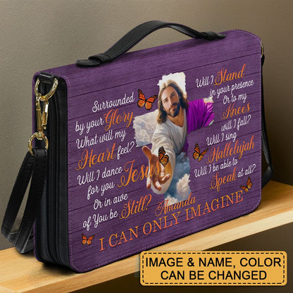 CHRISTIANARTBAG Bible Cover - I Can Only Imagine – Custom Name, Image, Color - Personalized Bible Cover  – CHRISTIANARTBAG Gift for Christians