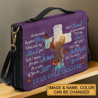CHRISTIANARTBAG Bible Cover - I Can Only Imagine – Custom Name, Image, Color - Personalized Bible Cover  – CHRISTIANARTBAG Gift for Christians