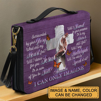 CHRISTIANARTBAG Bible Cover - I Can Only Imagine – Custom Name, Image, Color - Personalized Bible Cover  – CHRISTIANARTBAG Gift for Christians