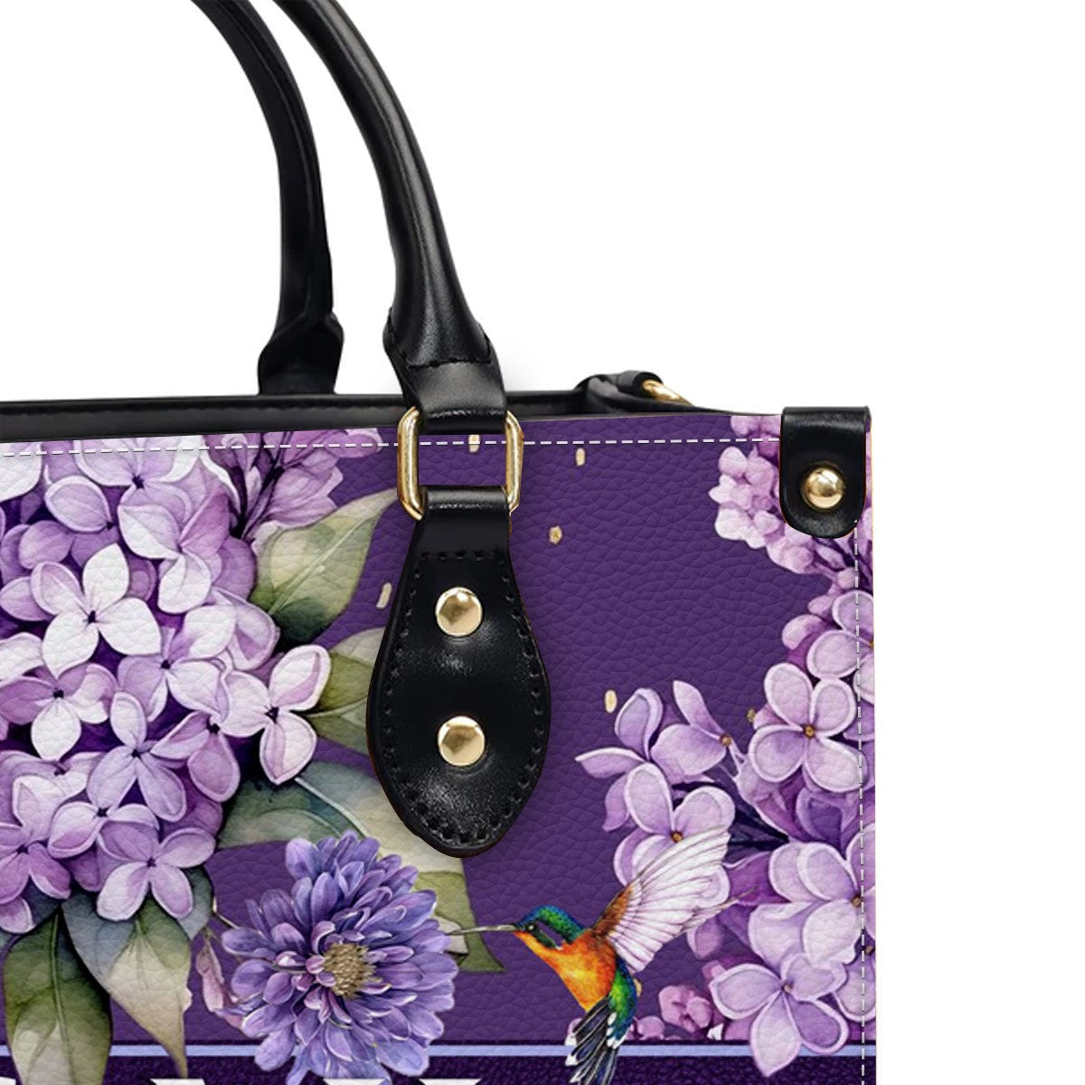 Christianartbag Handbags- Uncover the sacred meaning of your name - Leather Handbag Purple - Personalized Bags - Gifts for Women - Christmas Gift - CABLTB02271024.