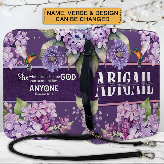 CHRISTIANARTBAG Bible Cover - Uncover the sacred meaning of your name - Custom Name, Verse, Design - Personalized Bible Cover, CABBBCV01102324.