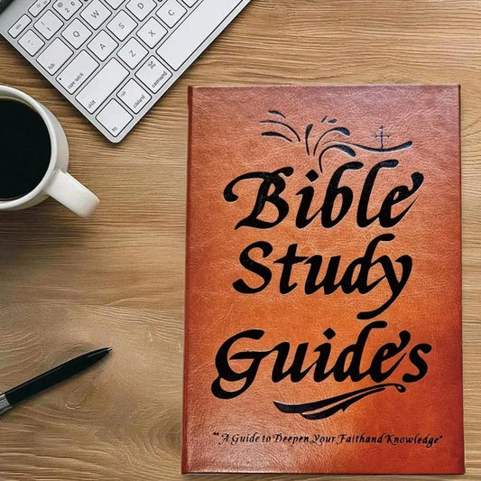 Premium Leather Bible Study Guide - A Guide to Deepen Your Faith and Knowledge | Personal Journal & Devotional