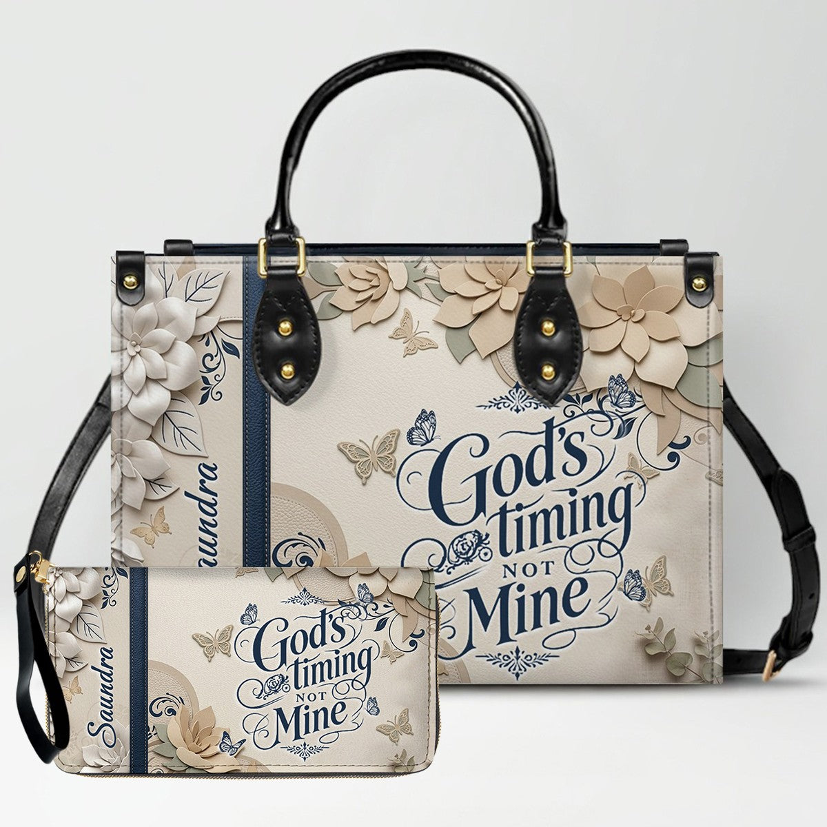 CHRISTIANARTBAG Personalized Leather Handbag for Women – Custom Faith-Based Tote Bag with Bible Verses – Inspirational Christian Gifts for Her CAB01052626